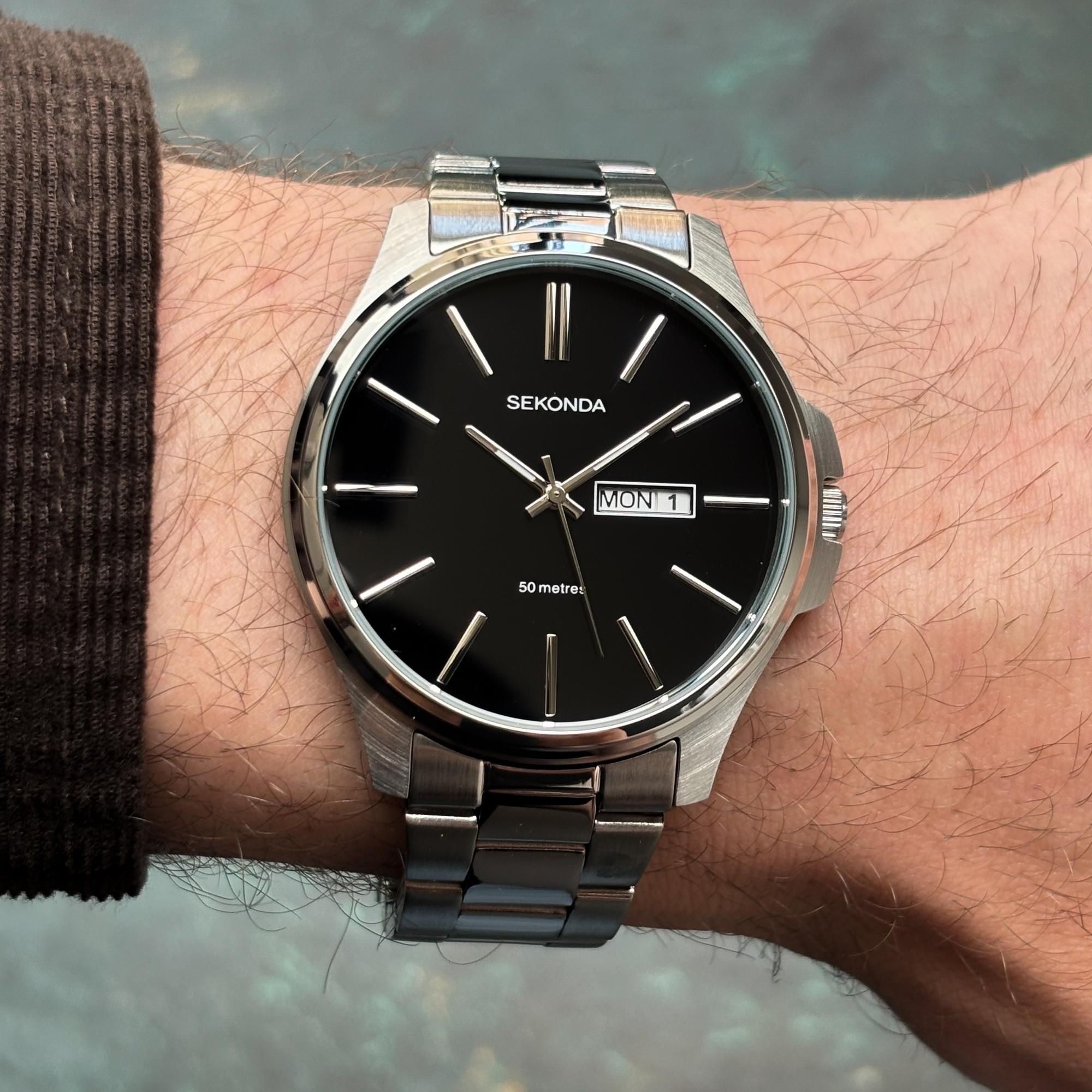 Sekonda 3381 Classic Classic klasyczny zegarek srebrny