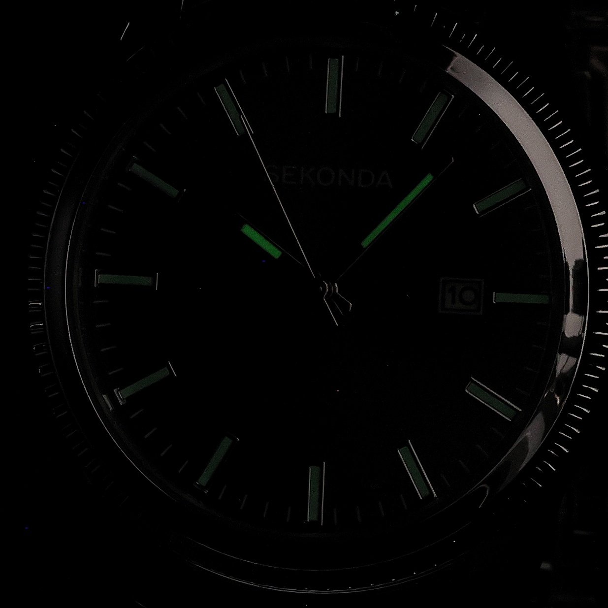 Sekonda 39034 zegarek srebrny klasyczny Classic bransoleta - miniatura 5