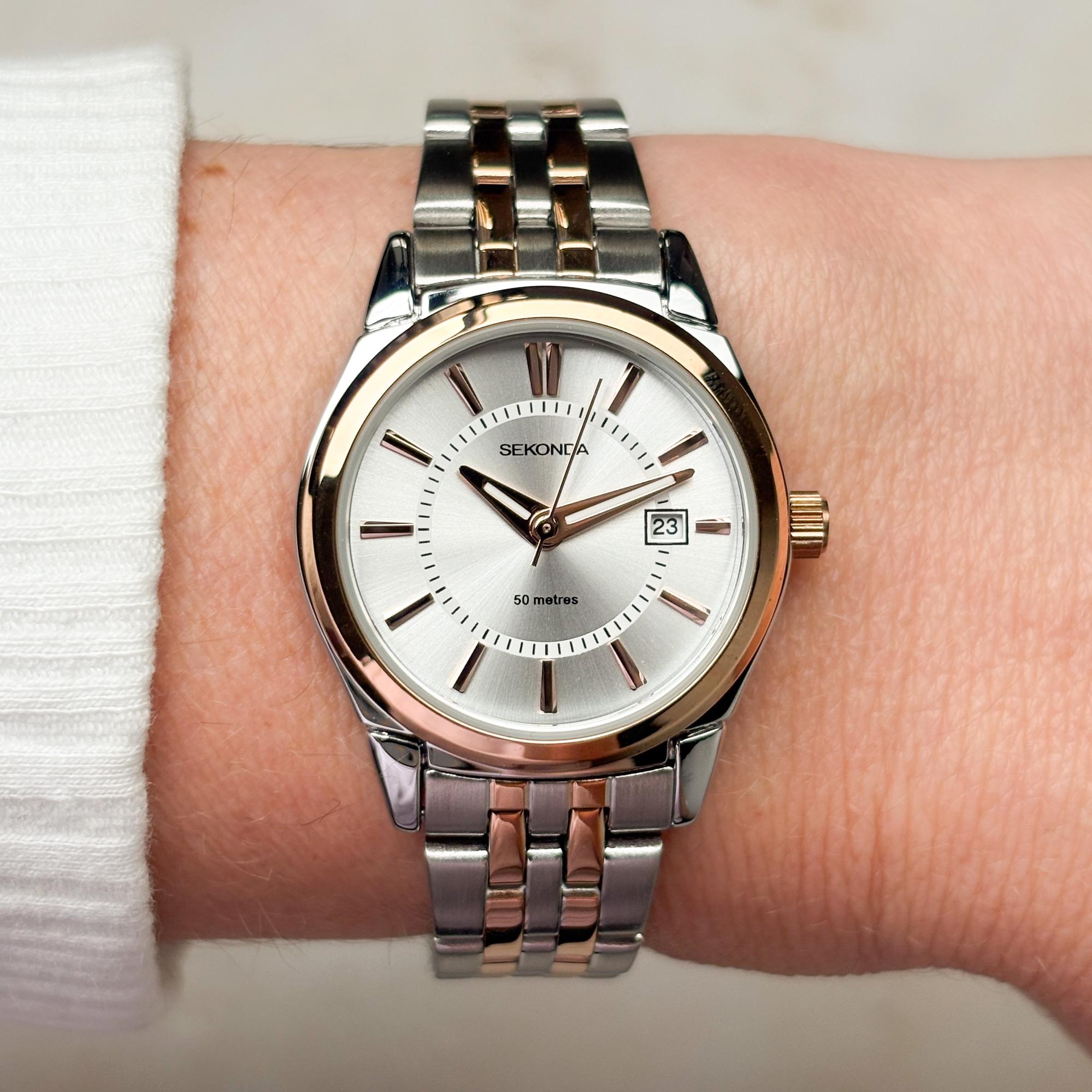 Sekonda 40296 Classic Classic zegarek damski klasyczny mineralne - miniatura 8