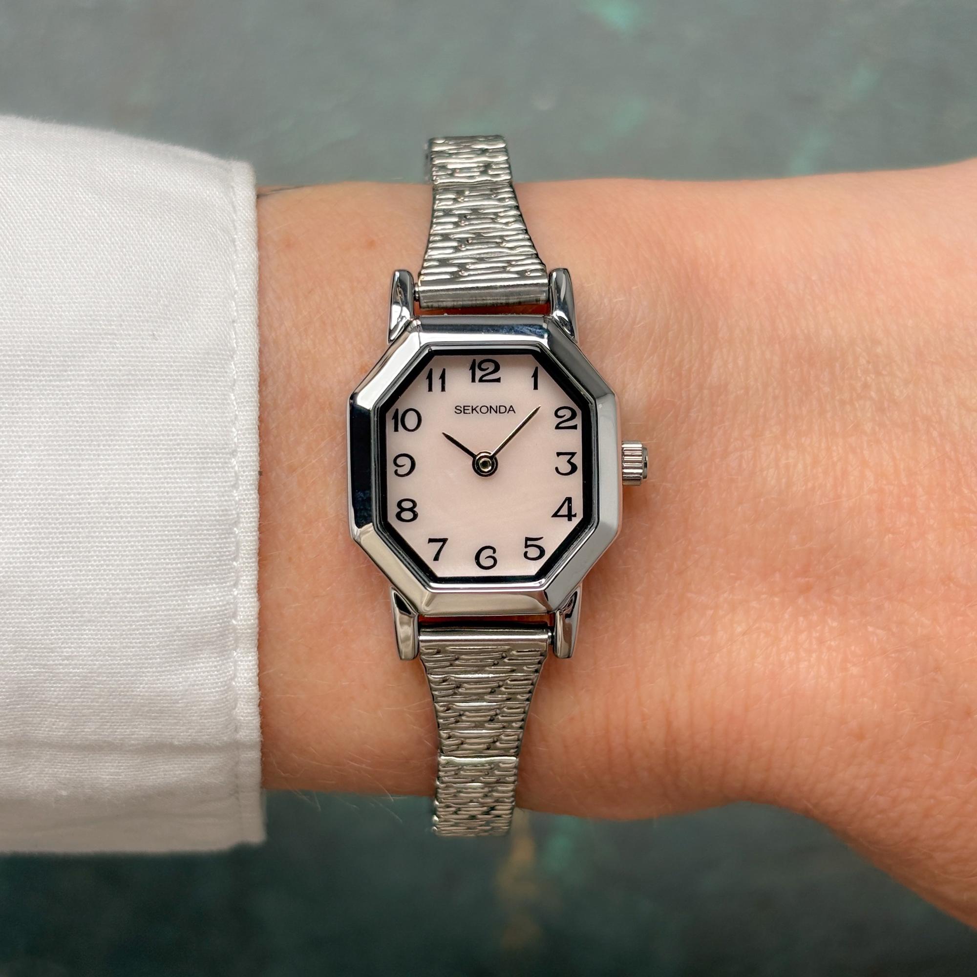 Sekonda 40496 Mila Classic elegancki zegarek srebrny - miniatura 9