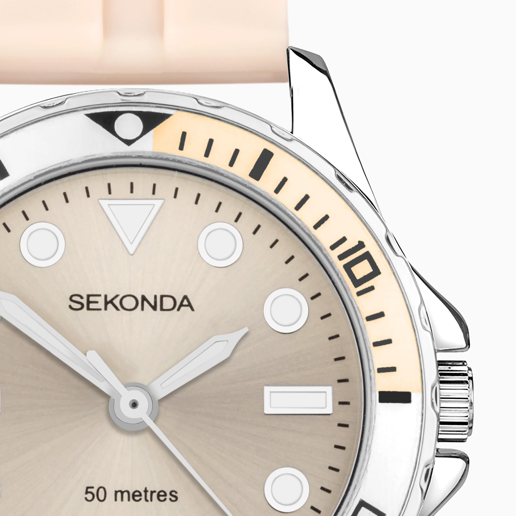 Sekonda 40568 zegarek srebrny Sports pasek - miniatura 9