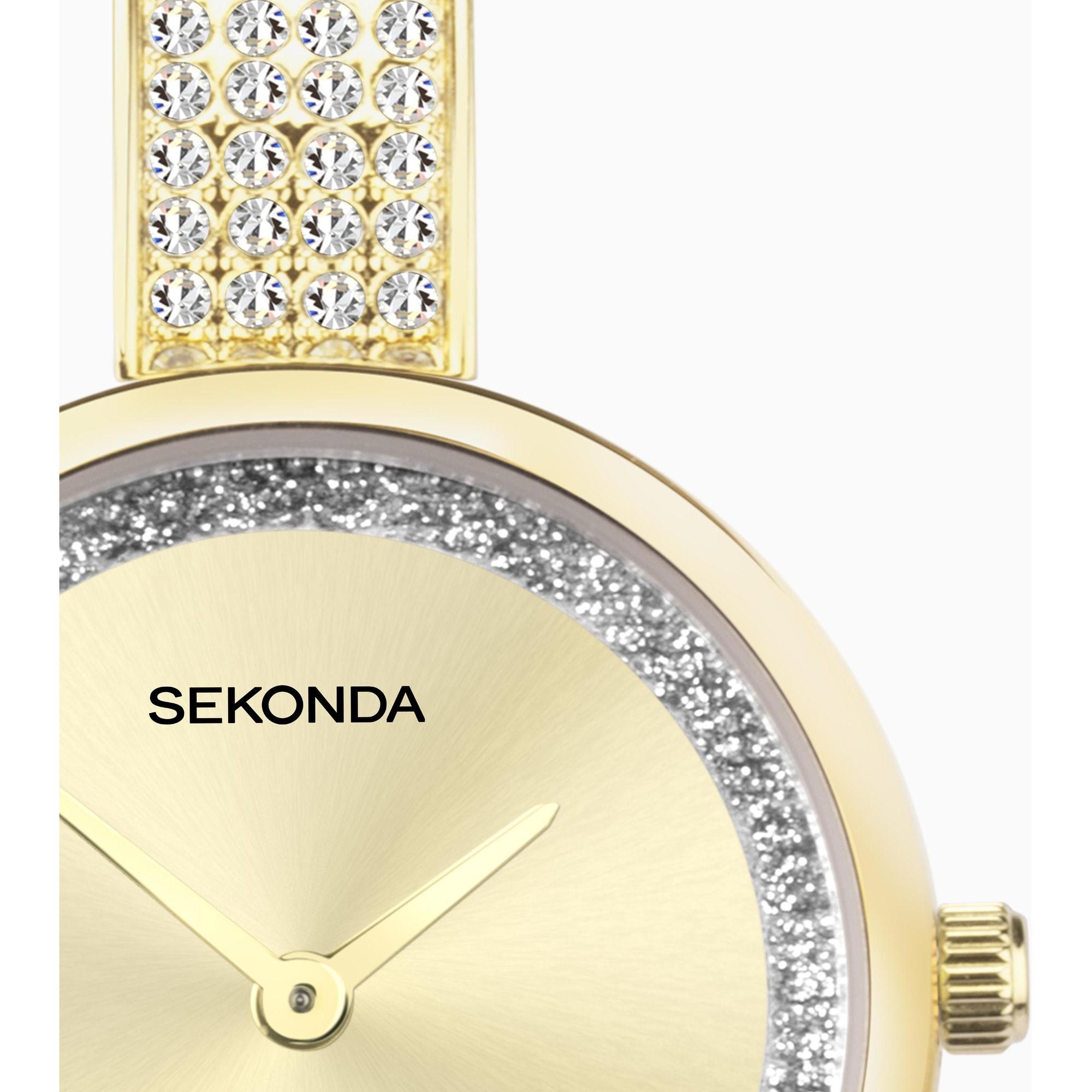 Sekonda 40598 zegarek złoty fashion-modowy Dress bransoleta - miniatura 8