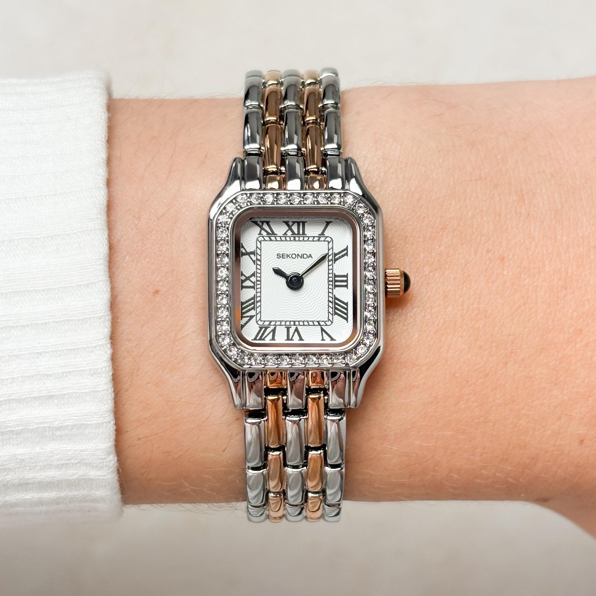 Sekonda 40643 Classic klasyczny zegarek srebrny