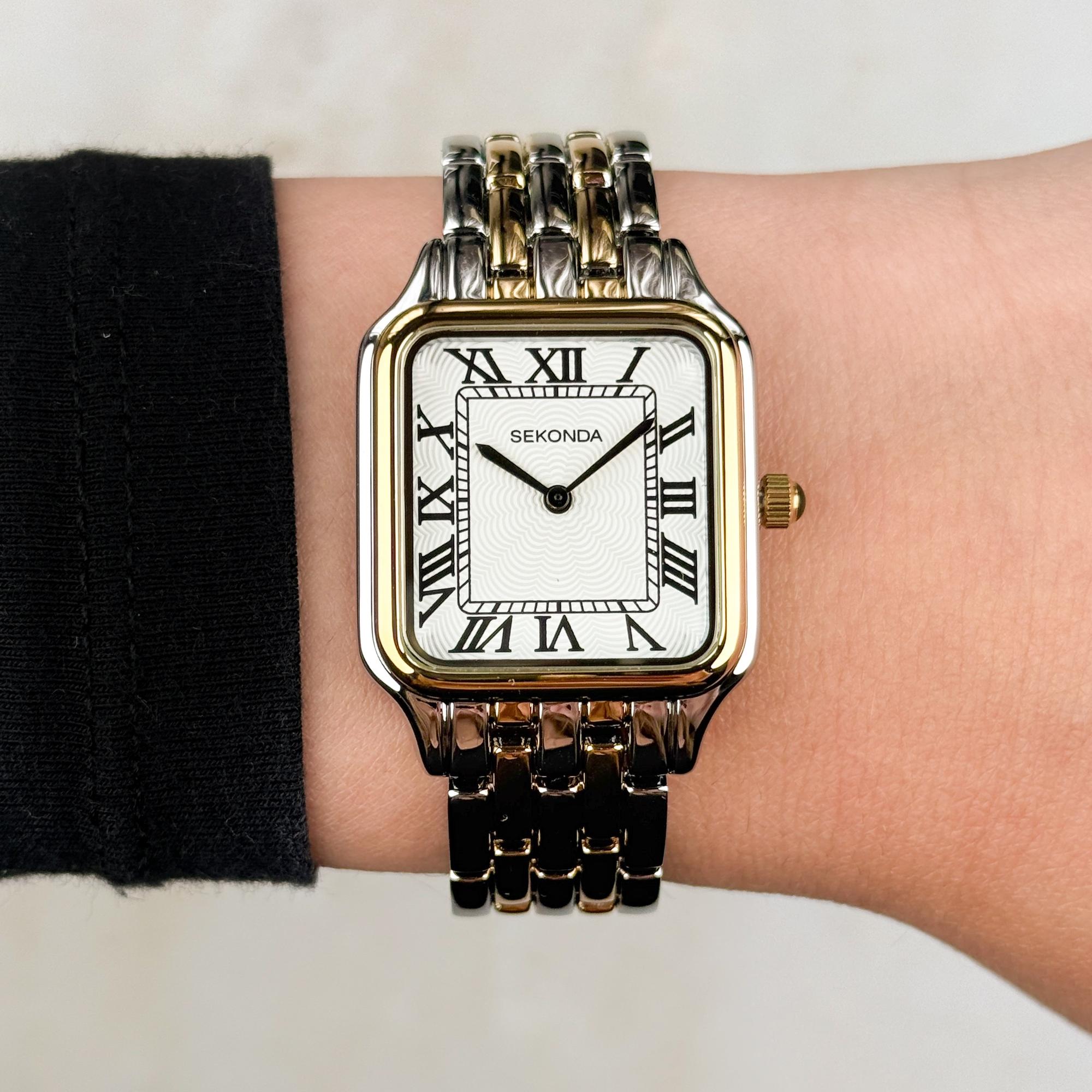 Sekonda 40658 Classic klasyczny zegarek srebrny - miniatura 8
