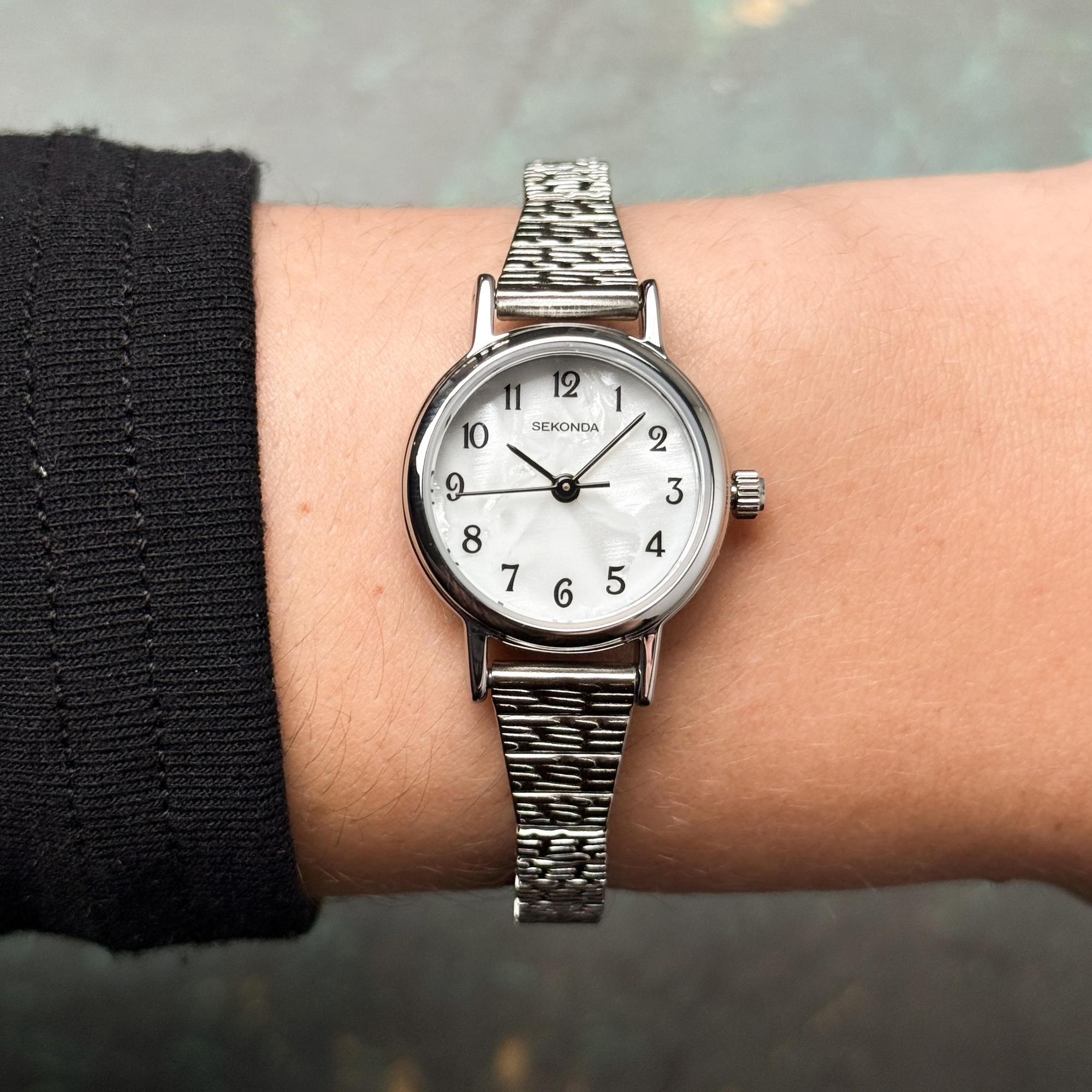 Sekonda 40676 Classic Classic klasyczny zegarek srebrny