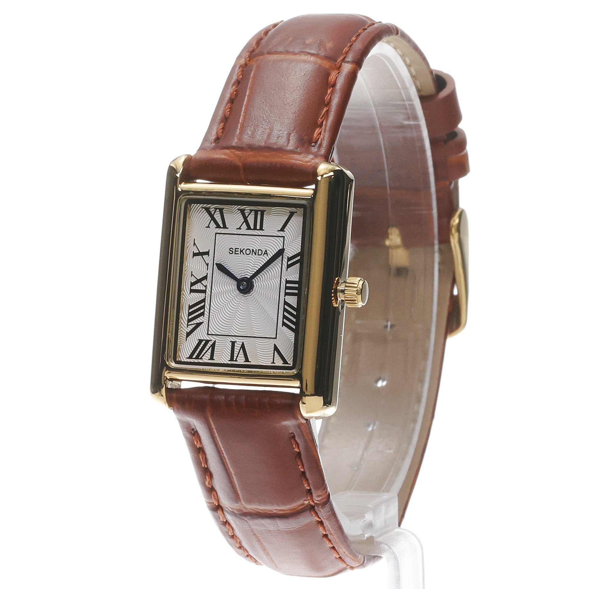 Sekonda 40695 Colette Sekonda klasyczny zegarek złoty - miniatura 2