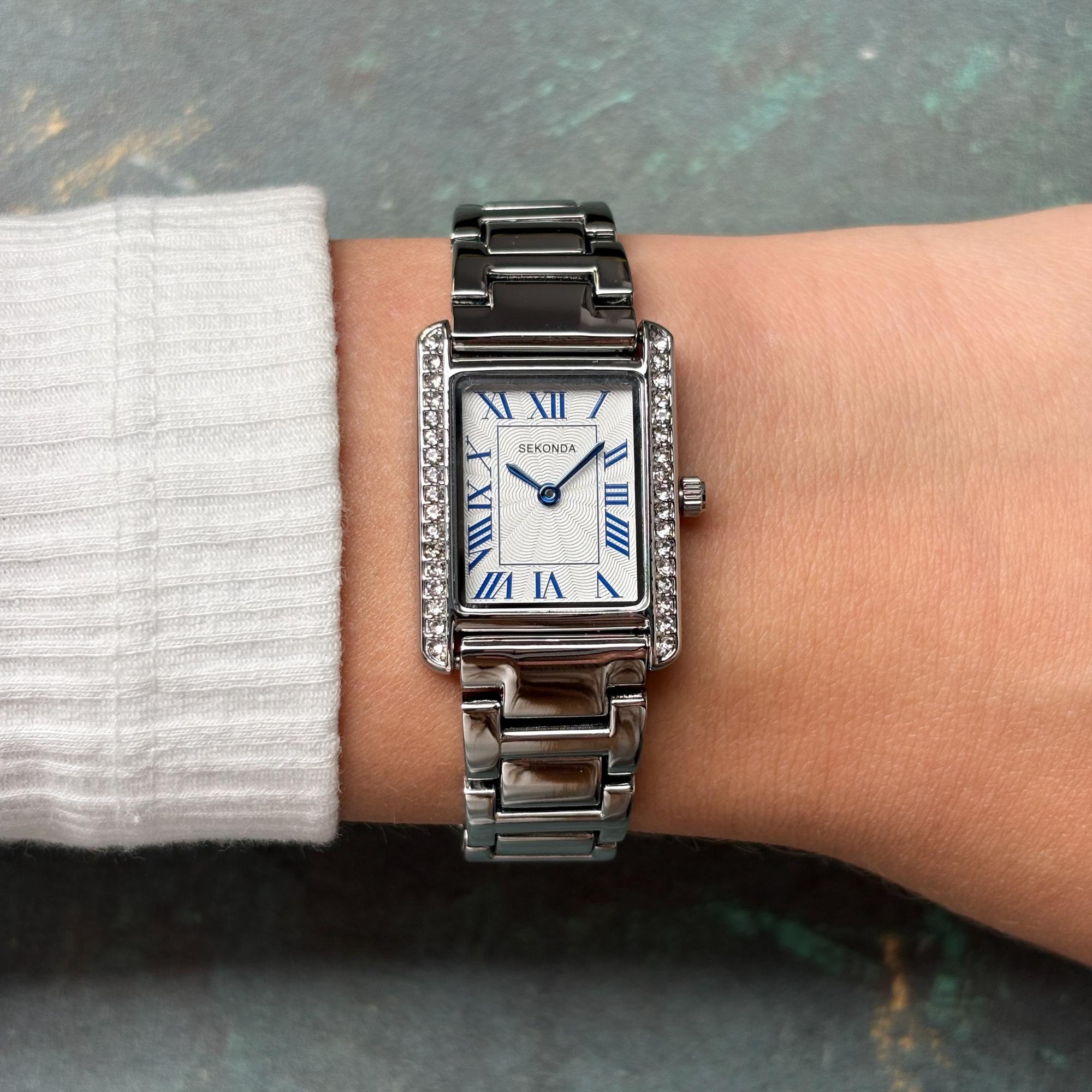 Sekonda 40734 Colette Classic klasyczny zegarek srebrny - miniatura 8