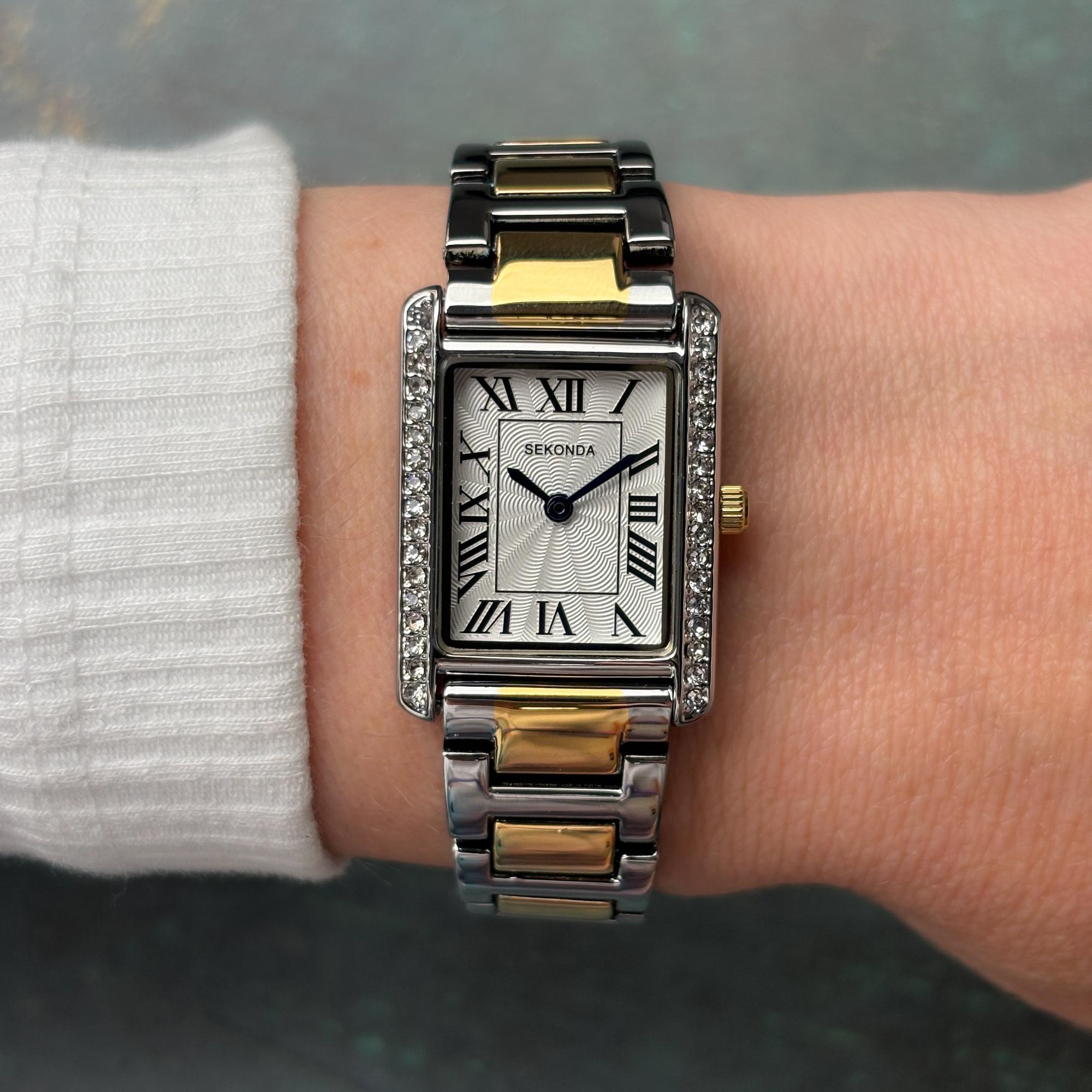 Sekonda 40735 Colette Classic klasyczny zegarek srebrny