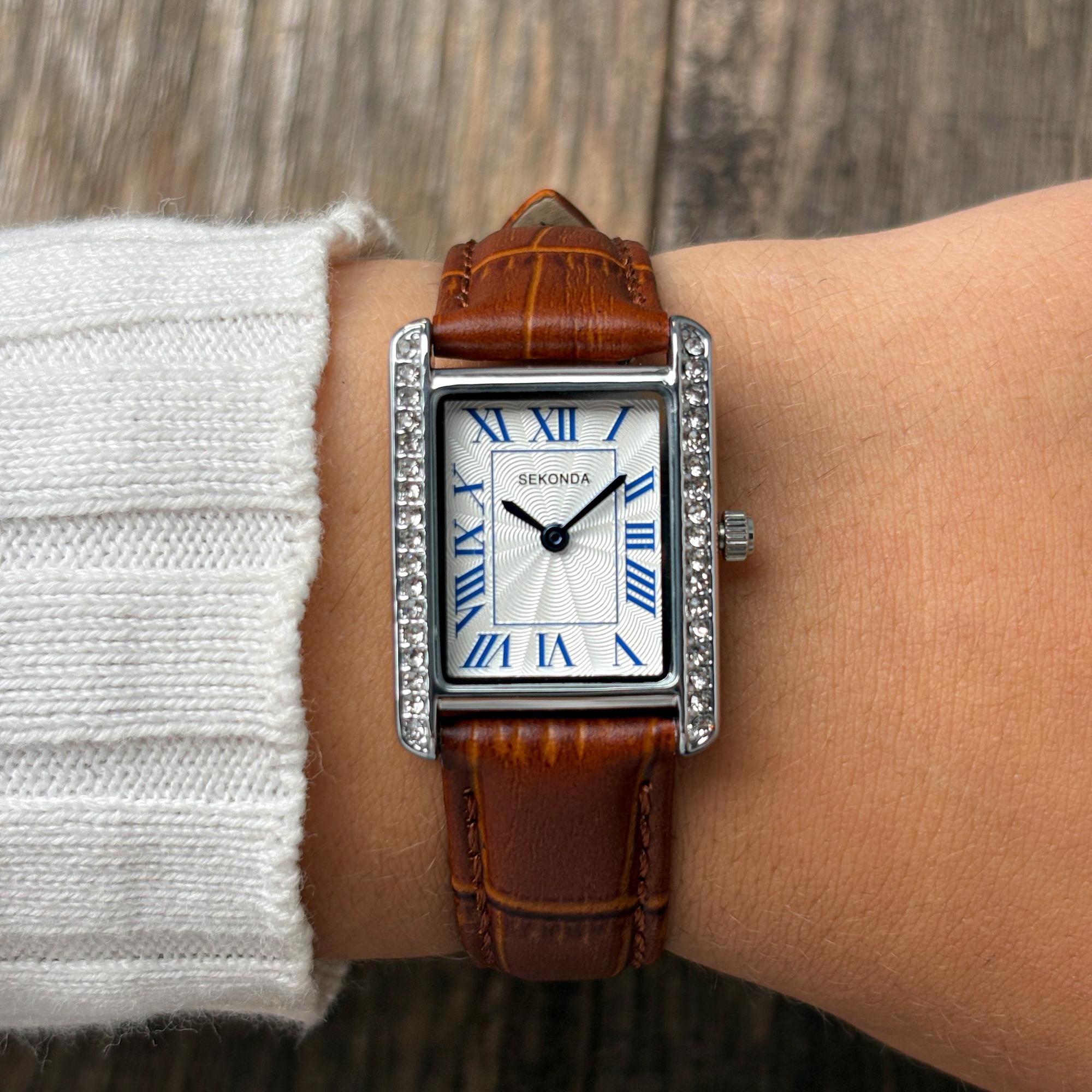Sekonda 40736 zegarek damski klasyczny Classic pasek - miniatura 9