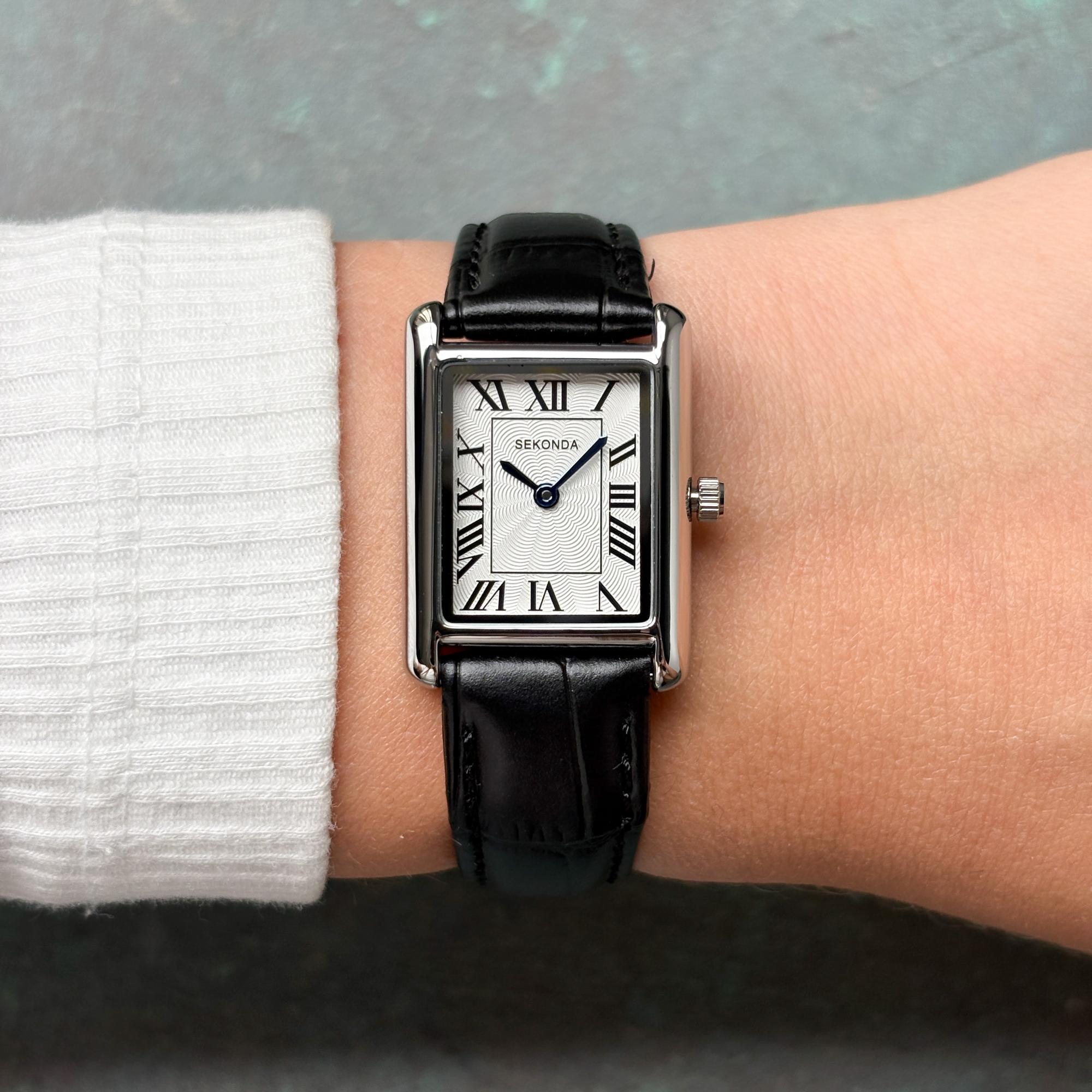 Sekonda 40744 Colette Classic klasyczny zegarek srebrny
