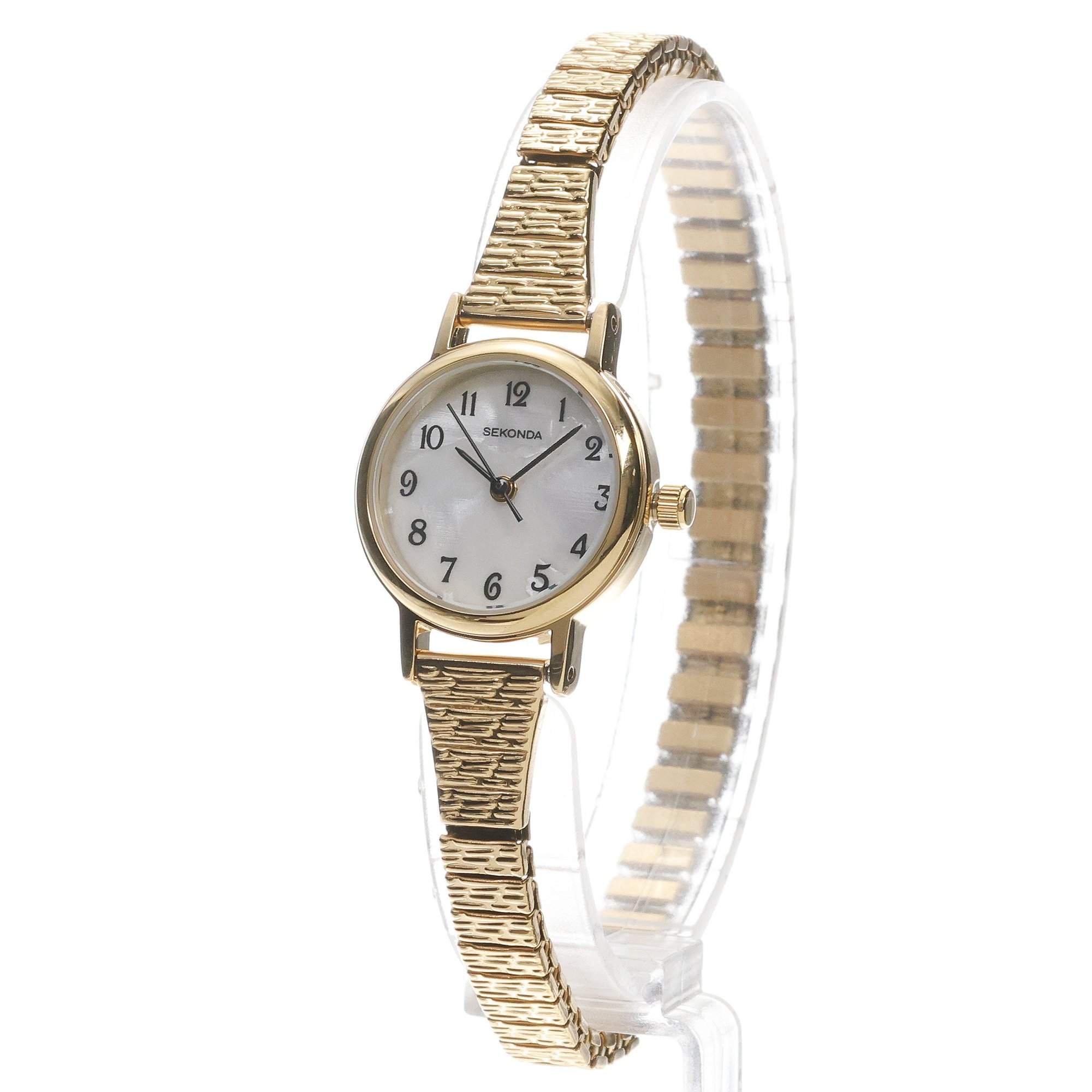 Sekonda 4677 zegarek złoty klasyczny Classic bransoleta - miniatura 2