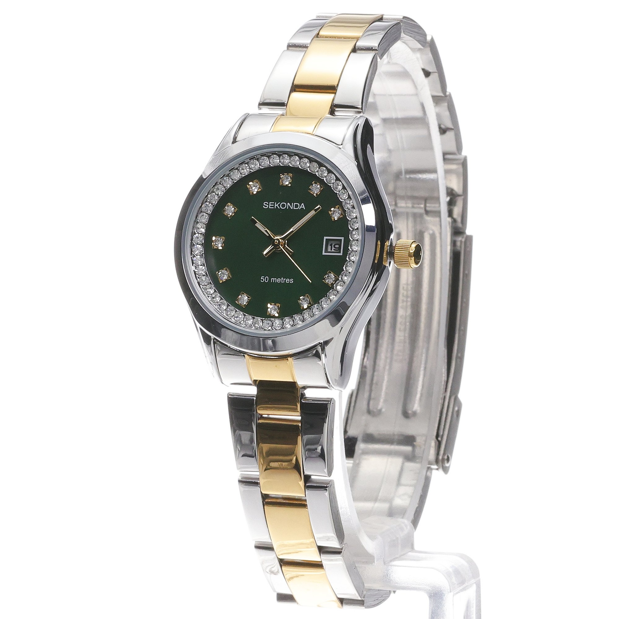 Sekonda 49038 Dress Dress Gift Set zegarek damski elegancki mineralne - miniatura 2