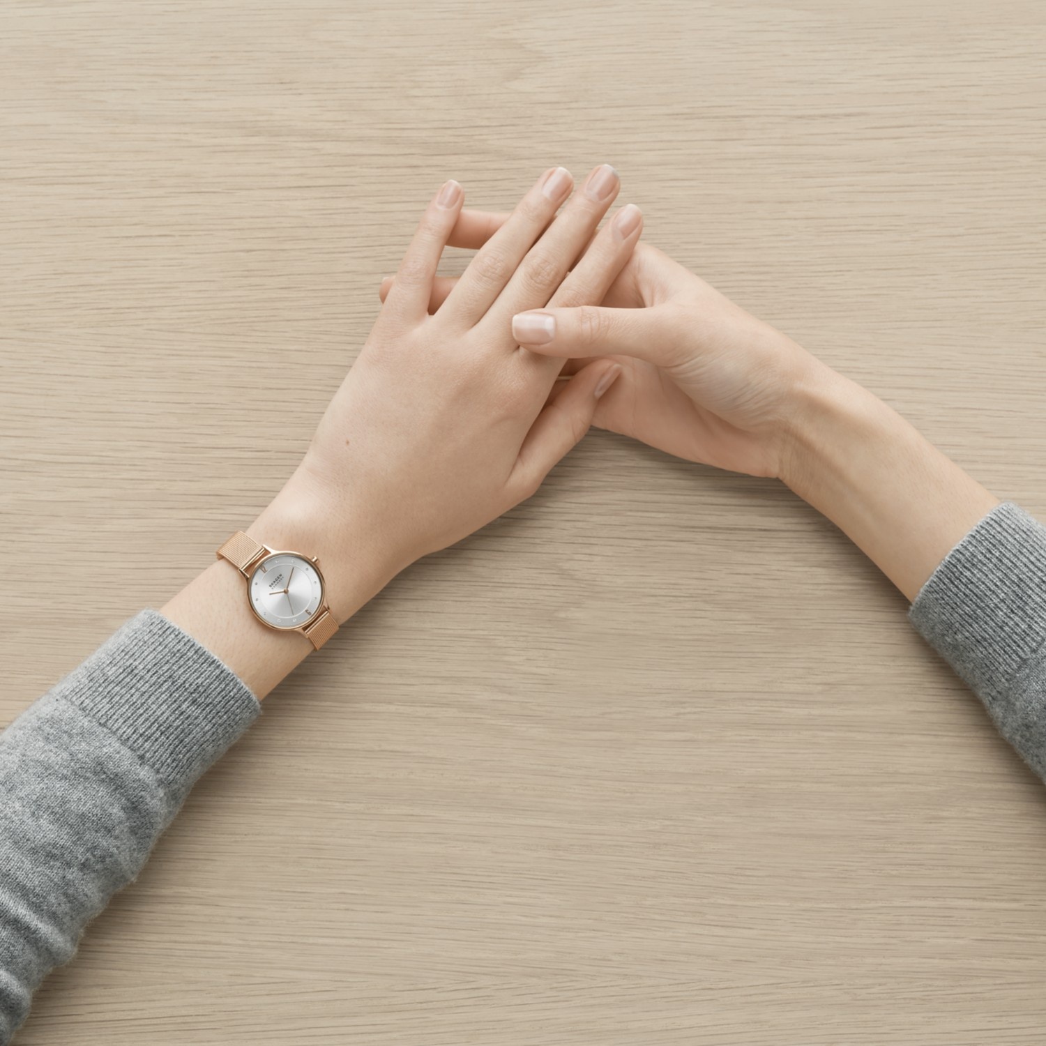 Skagen SKW2151 zegarek damski Anita różowe złoto - miniatura 10
