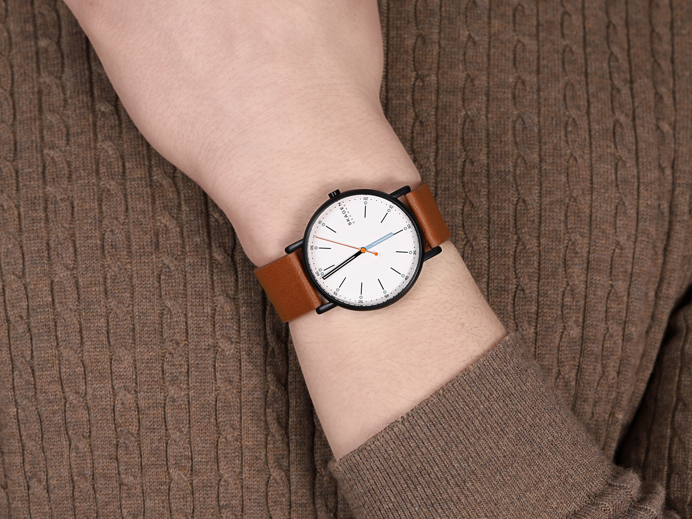 Skagen SKW6374 męski zegarek Signatur pasek