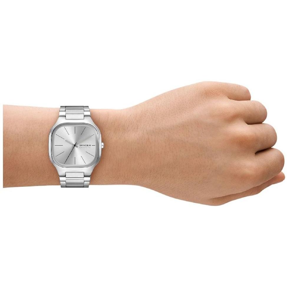 Skagen SKW6934 zegarek srebrny klasyczny Męskie bransoleta - miniatura 8