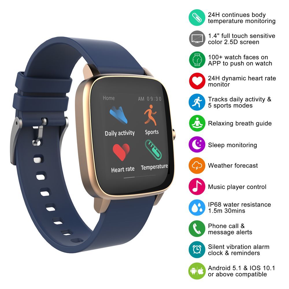 Strand S716USVBVL Smartwatch fashion/modowy zegarek różowe złoto - miniatura 12