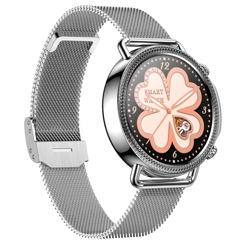 SMARBN091 Smartwatch Rubicon RNBE74 srebrny zegarek sportowy Smartwatch