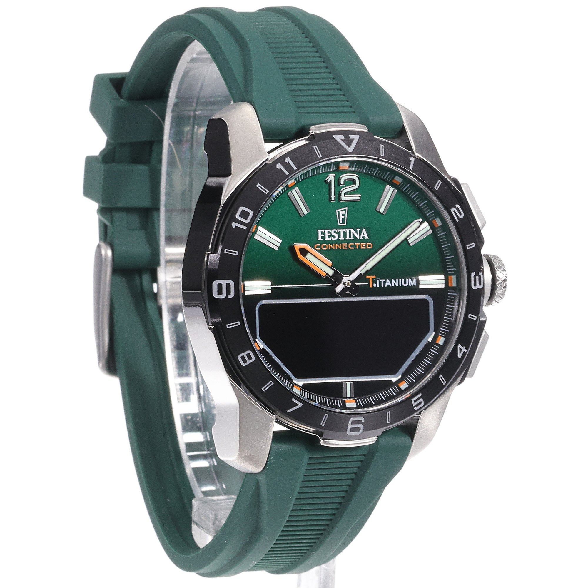 smartwatch Festina F23000-2 kwarcowy męski Connected Connected Titanium