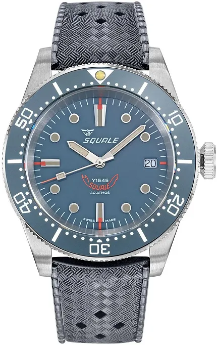 Squale 1545GGHTG 1545 Grey Rubber