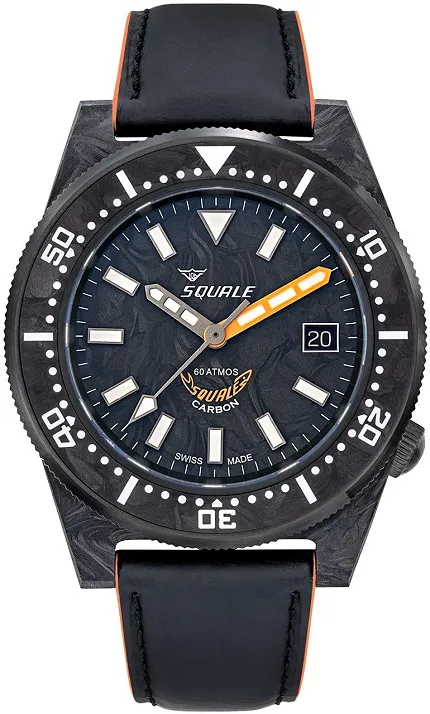Squale T183AFCORRLOR T-183 Forged Carbon Orange