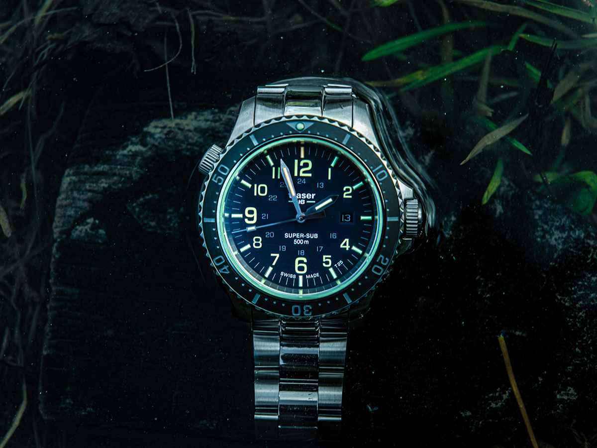 zegarek Traser TS-109372 srebrny P67 SuperSub