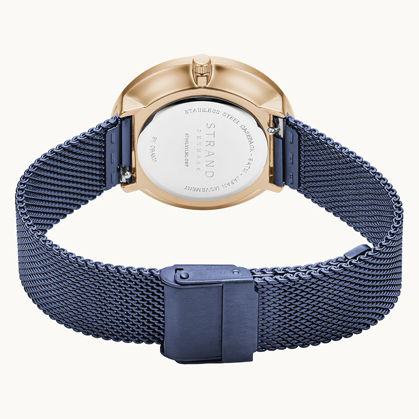 Strand S700LXVLML-DBP Butterfly klasyczny zegarek różowe złoto