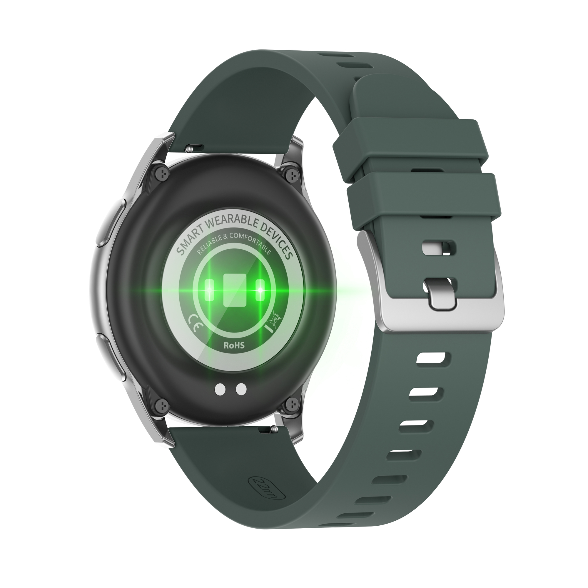 Strand S740USCBVE zegarek srebrny sportowy Smartwatch pasek