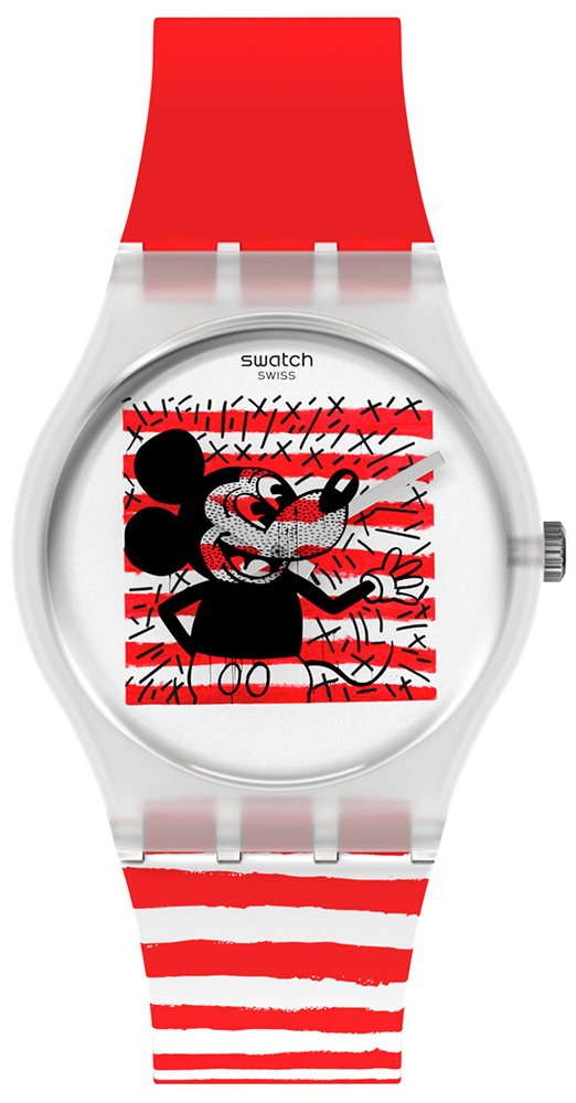  Mickey Mouse X Keith Haring MOUSE MARINIERE Swatch GZ352 