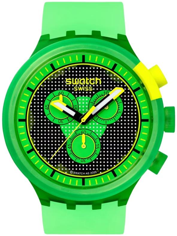 GLOWINGLY GREEN Swatch SB02G100 