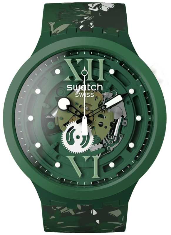 CAMOFLOWER GREEN Swatch SB05G104 