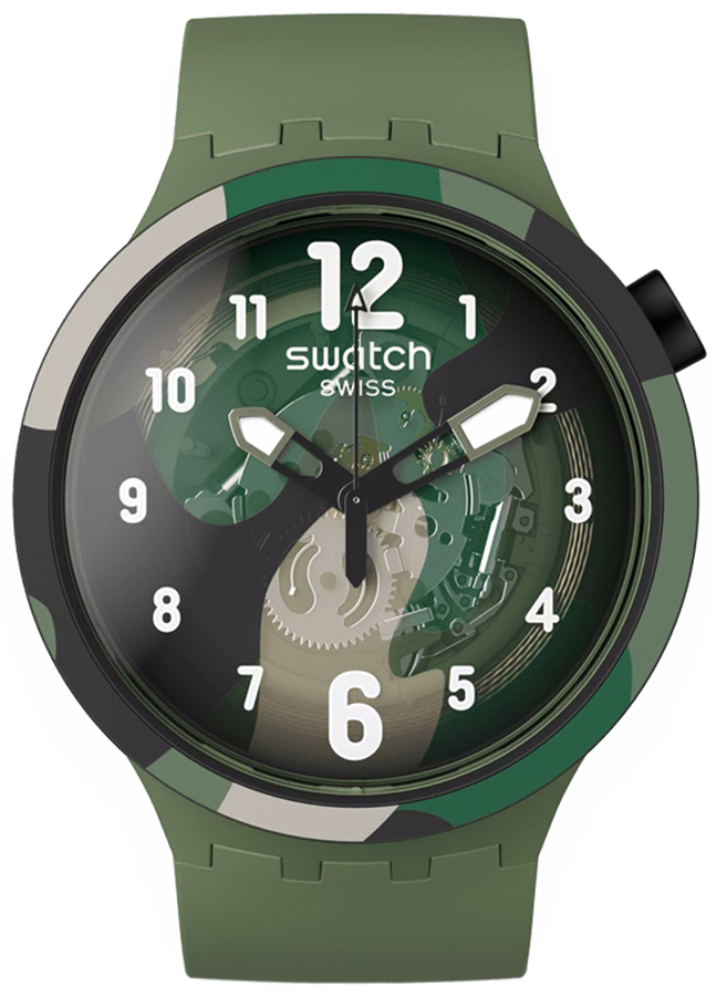 LOOK RIGHT THRU GREEN PAY! Swatch SB05G108-5300 
