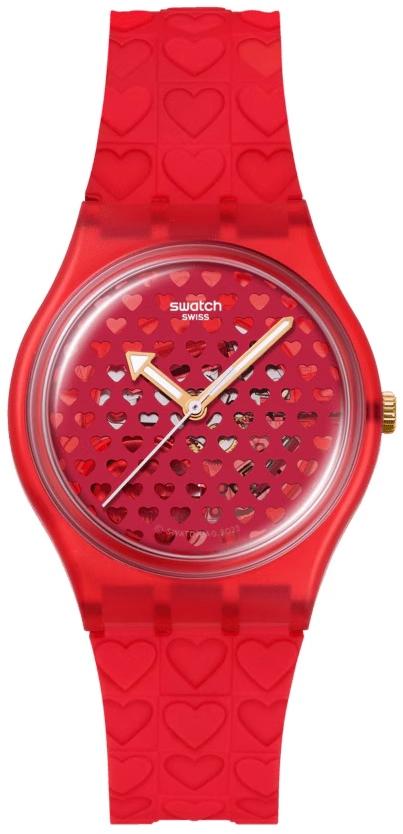 LOVE IN SCARLET Swatch SO28Z122 