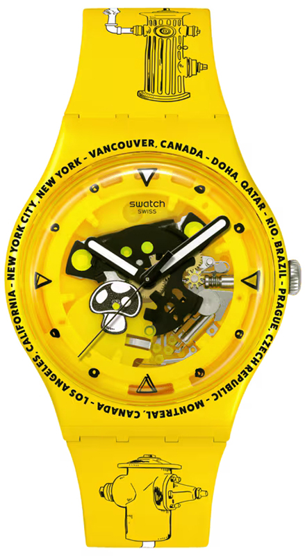 TIME WITH ANDY ANDERSON Swatch SO29J101 
