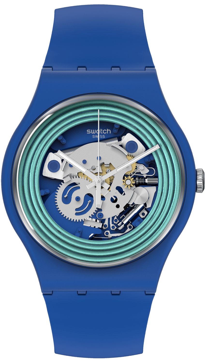 BLUE RINGSPAY! Swatch SO29N103-5300 