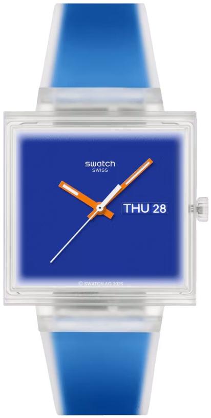 WHAT IF...SEE THRU BLUE? Swatch SO38K701 