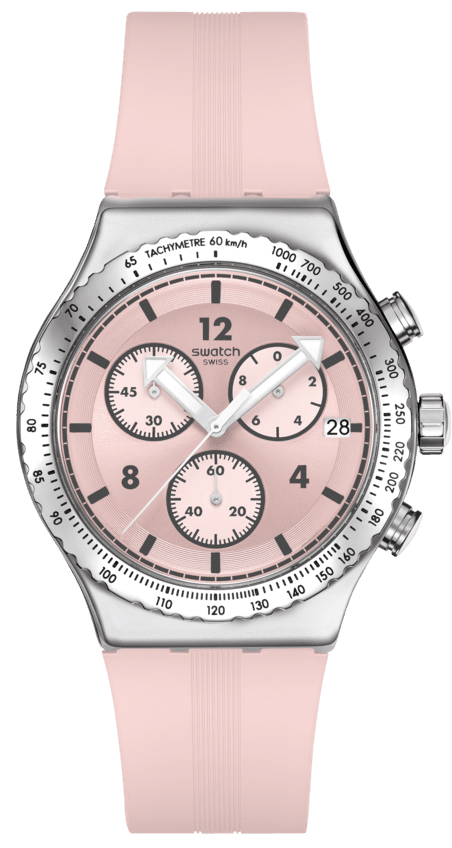 Poppingly Pink 43mm Swatch YVS532 
