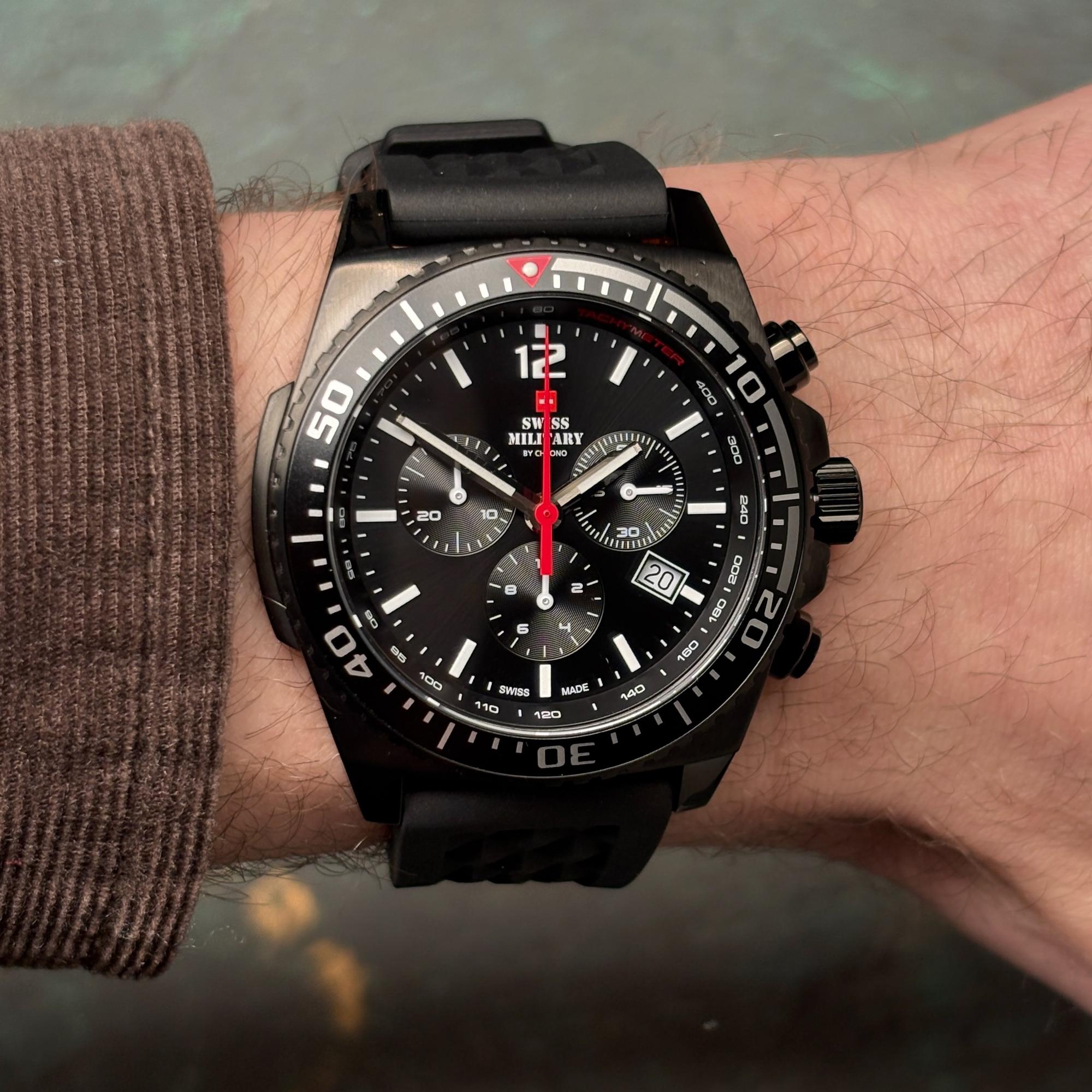 Swiss Military by Chrono SM3409305 zegarek Męskie z chronograf - miniatura 8