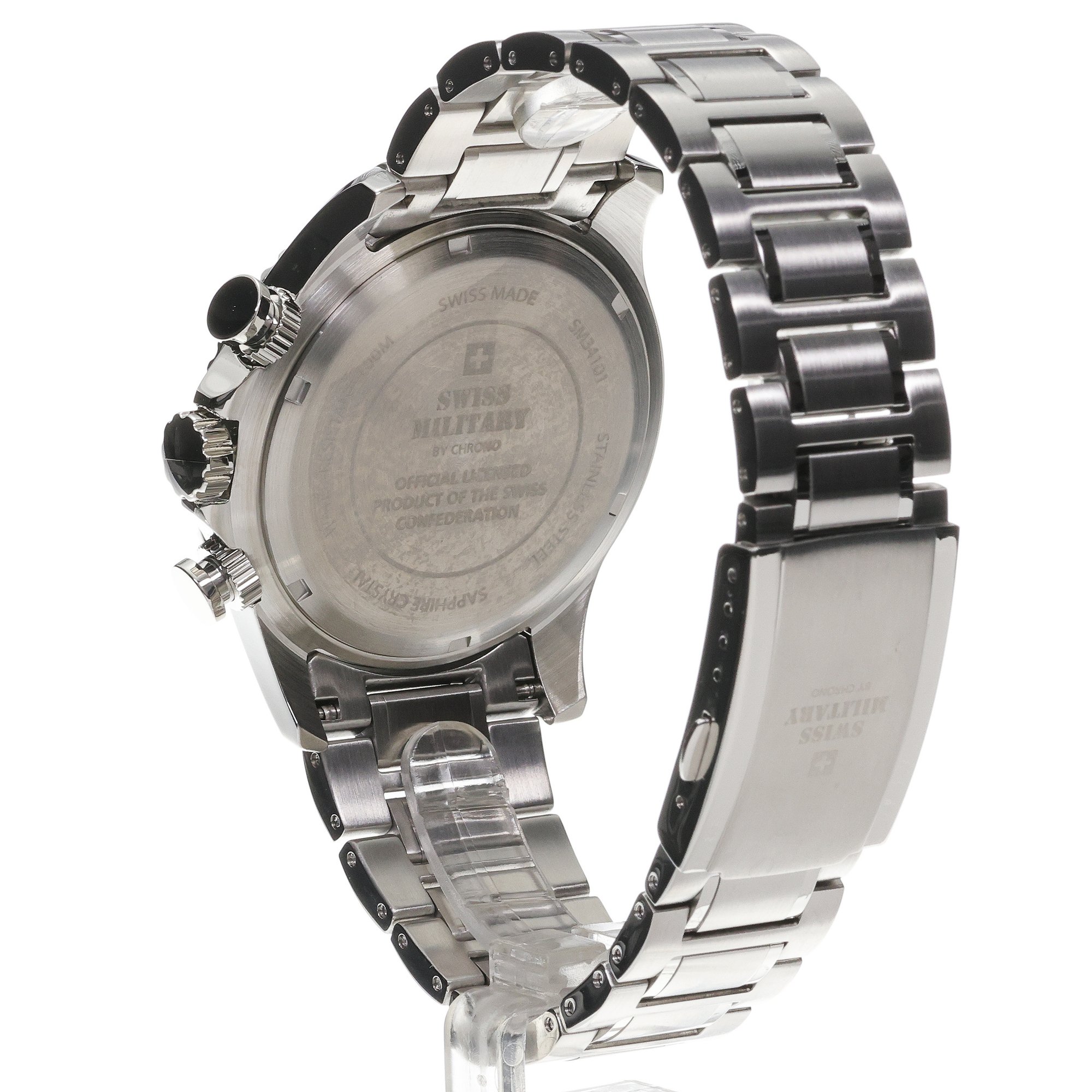 Swiss Military by Chrono SM3410102 Swiss Military XL Chronograph zegarek sportowy Męskie - miniatura 4