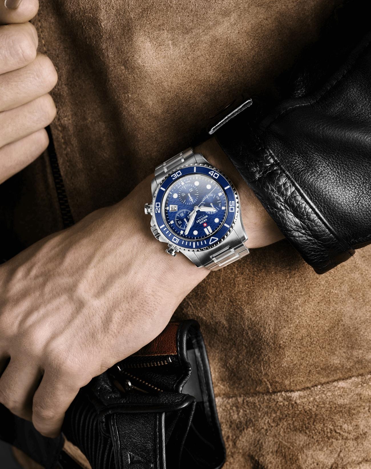 Swiss Military XL Chronograph Swiss Military by Chrono SM34101.02 - hover