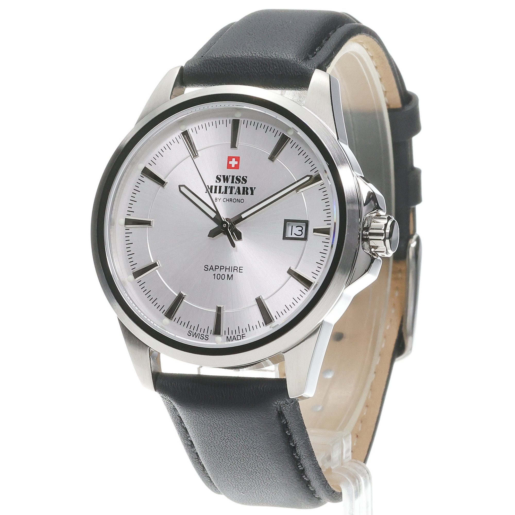 Swiss Military by Chrono SM3410409 Swiss Military Classic Steel zegarek klasyczny Męskie