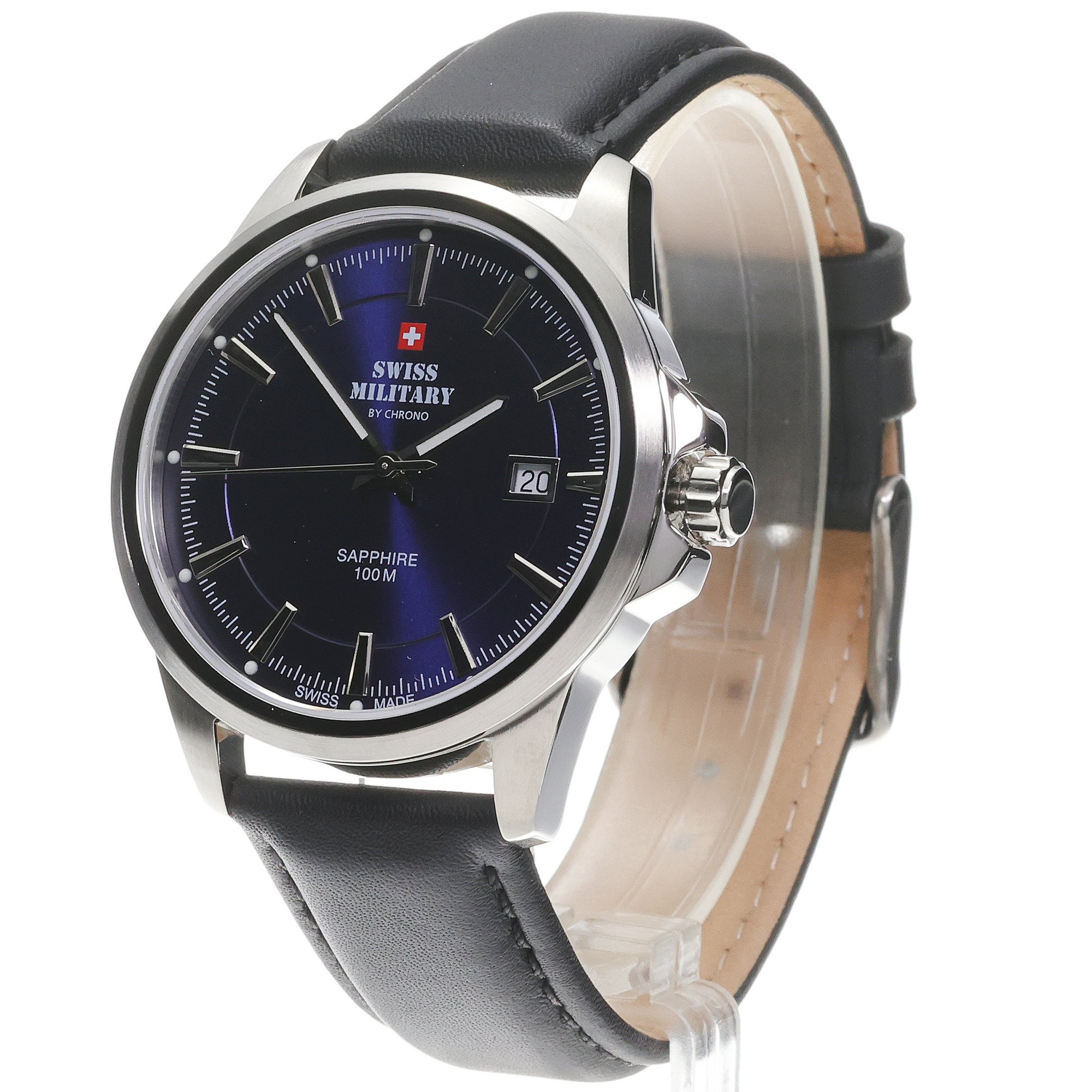 Swiss Military by Chrono SM3410410 Swiss Military Classic Steel zegarek klasyczny Męskie