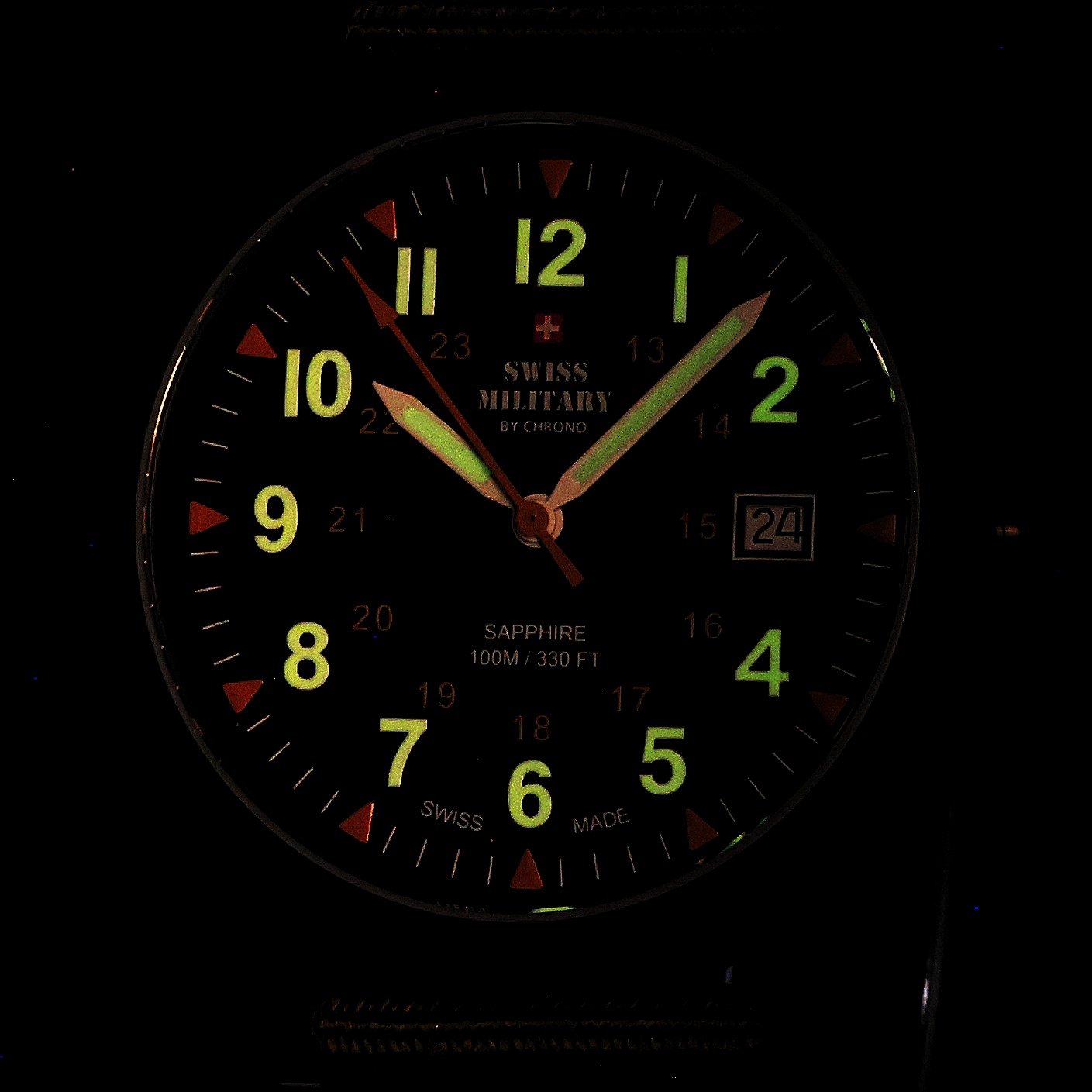 Swiss Military by Chrono SM3410807 Męskie Swiss Military Classic Army Style zegarek męski klasyczny szafirowe