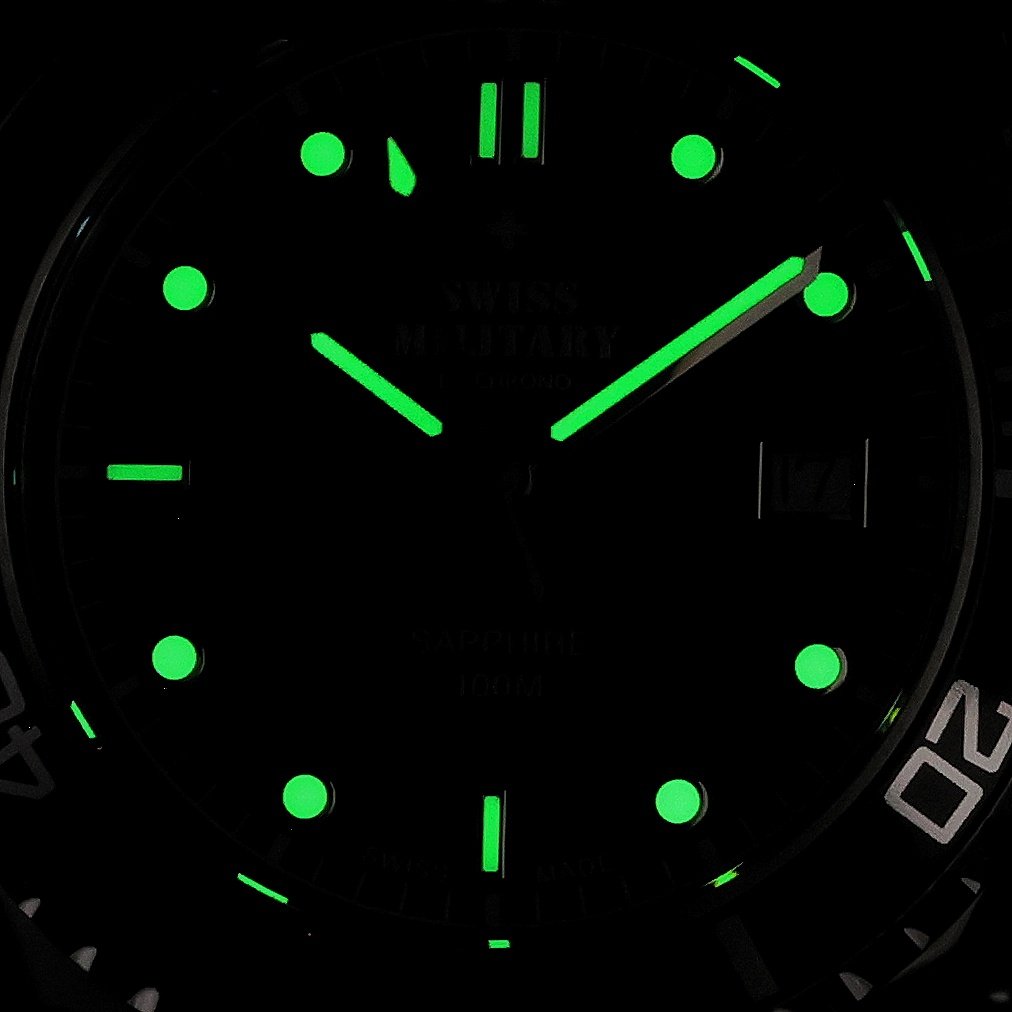 Swiss Military by Chrono SM3410901 zegarek srebrny klasyczny Męskie bransoleta