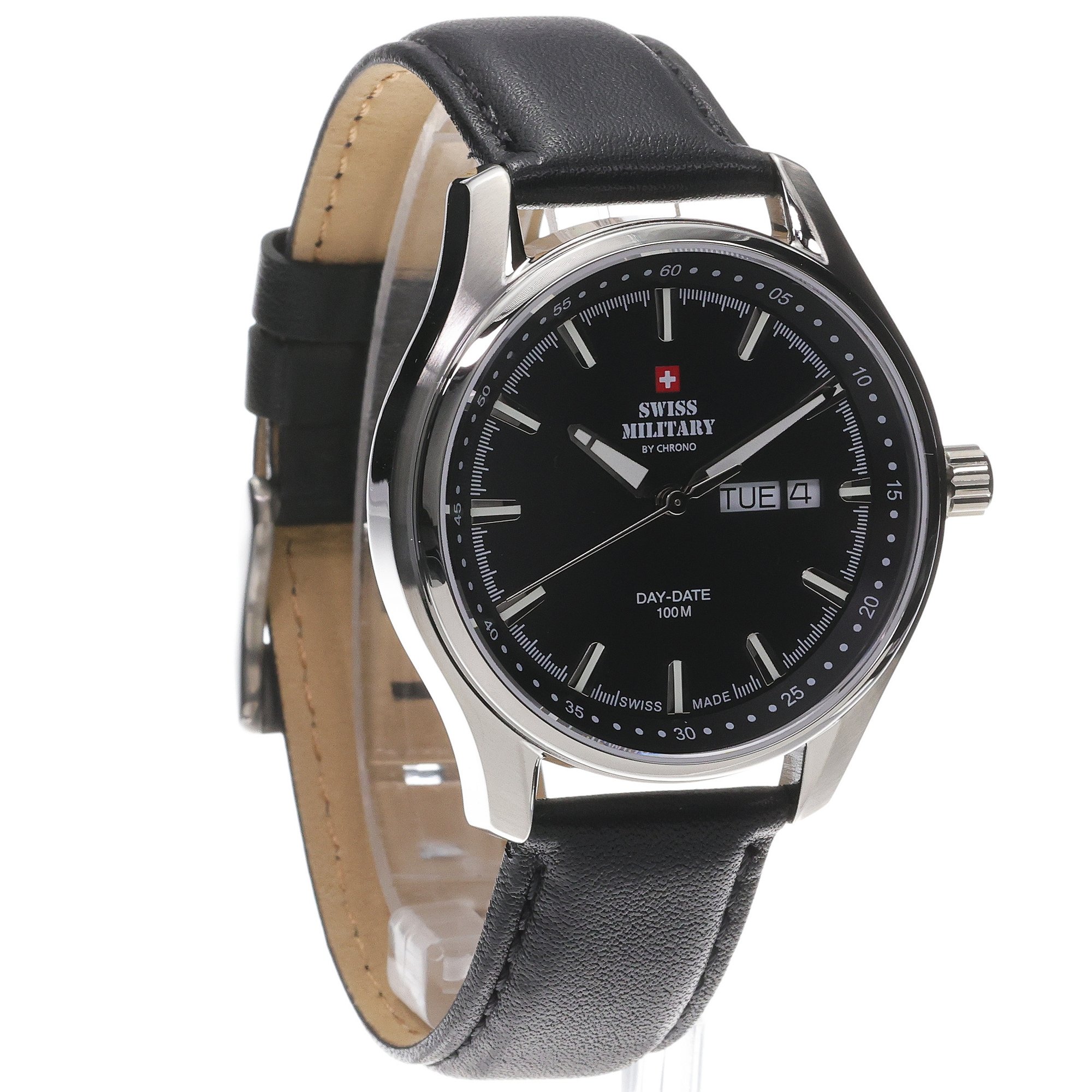 Swiss Military by Chrono SM3411604 Swiss Military Classic Day-Date zegarek klasyczny Męskie