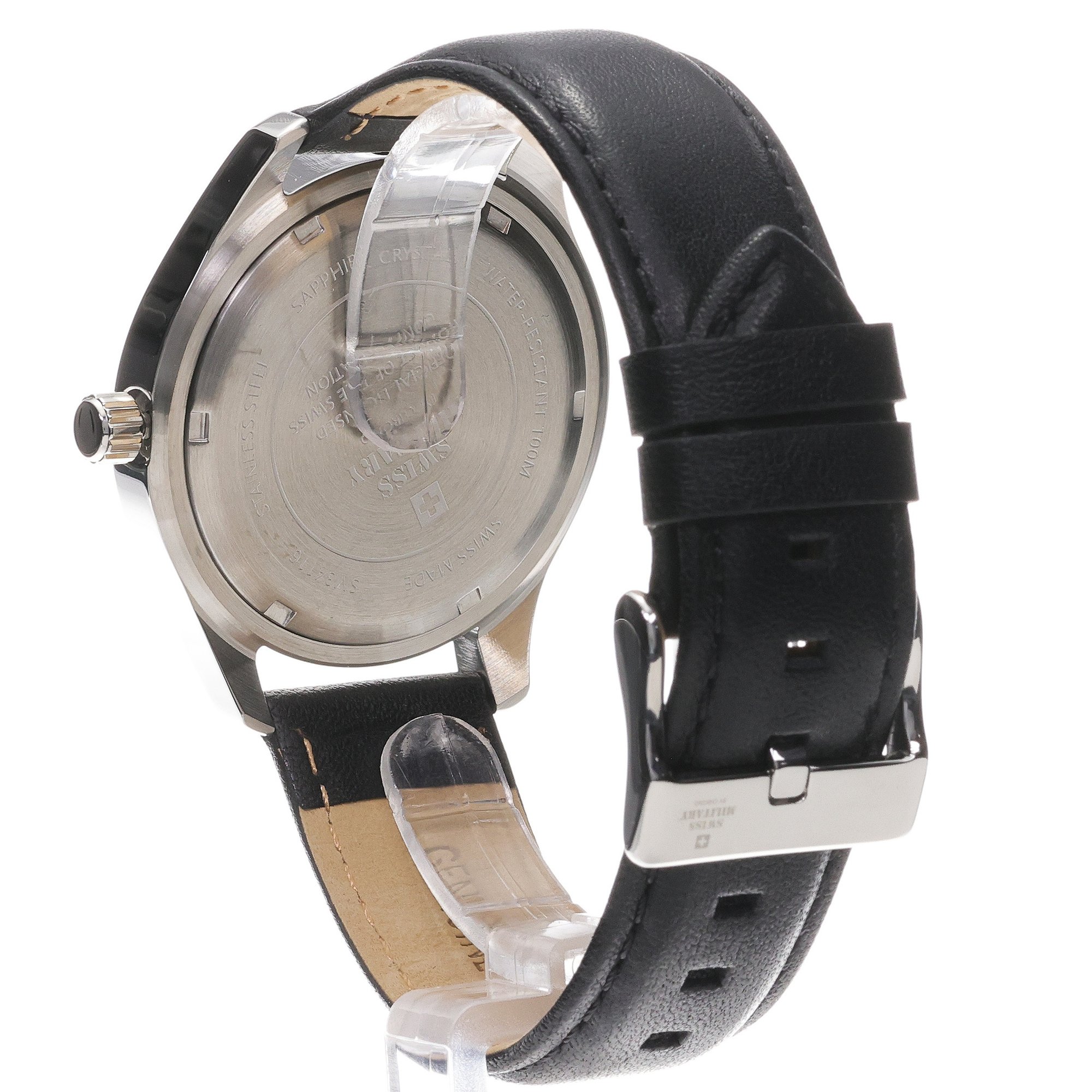 Swiss Military by Chrono SM3411604 zegarek srebrny klasyczny Męskie pasek