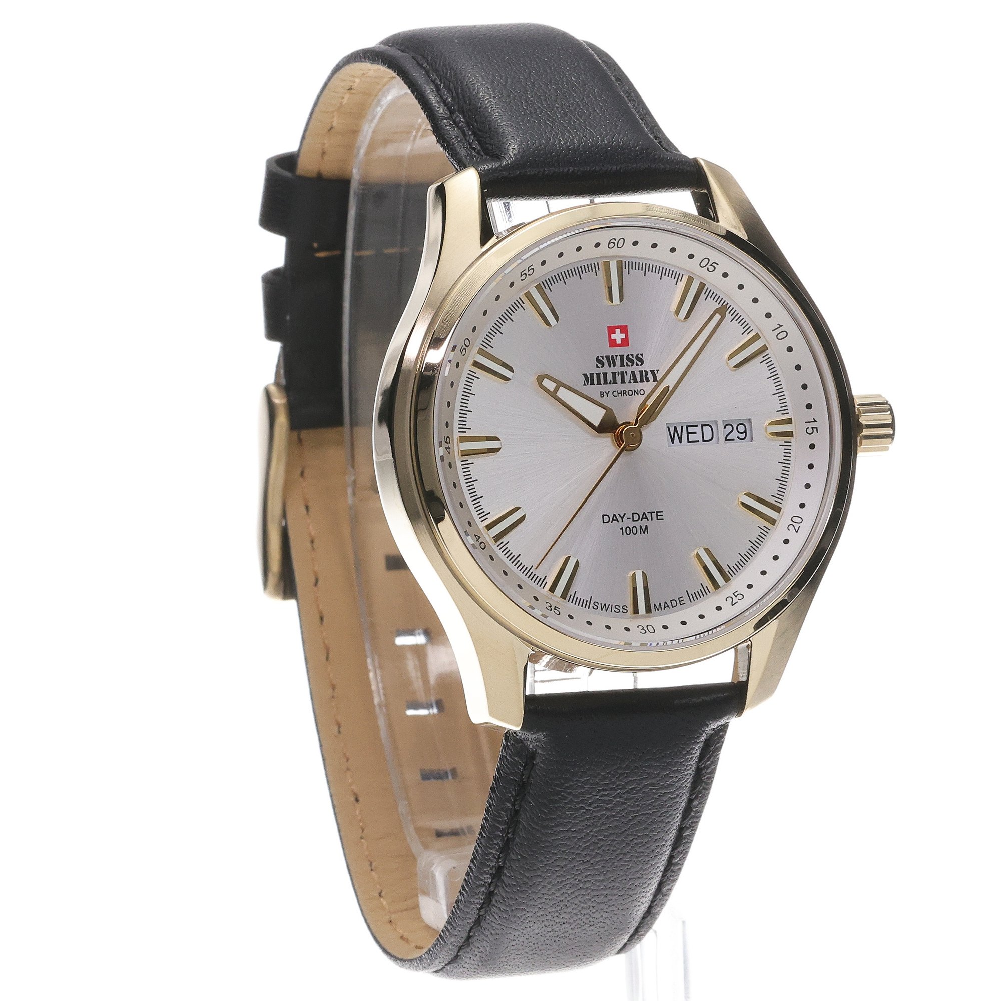 Swiss Military by Chrono SM3411606 Swiss Military Classic Day-Date zegarek klasyczny Męskie