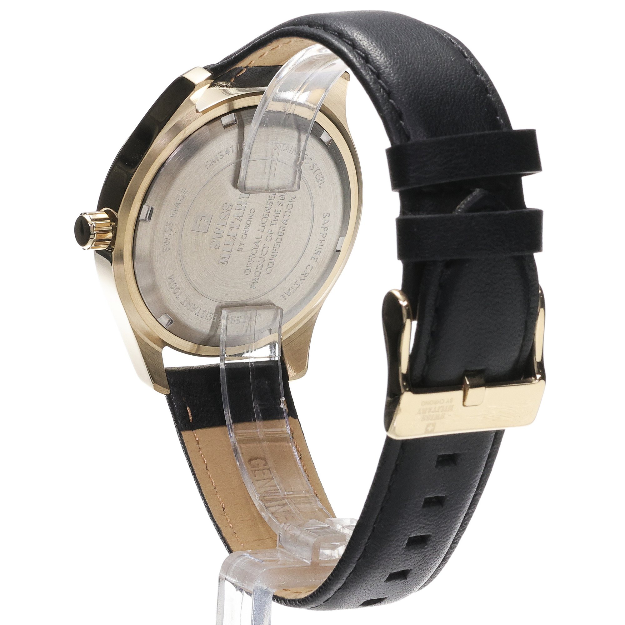 Swiss Military by Chrono SM3411606 zegarek złoty klasyczny Męskie pasek