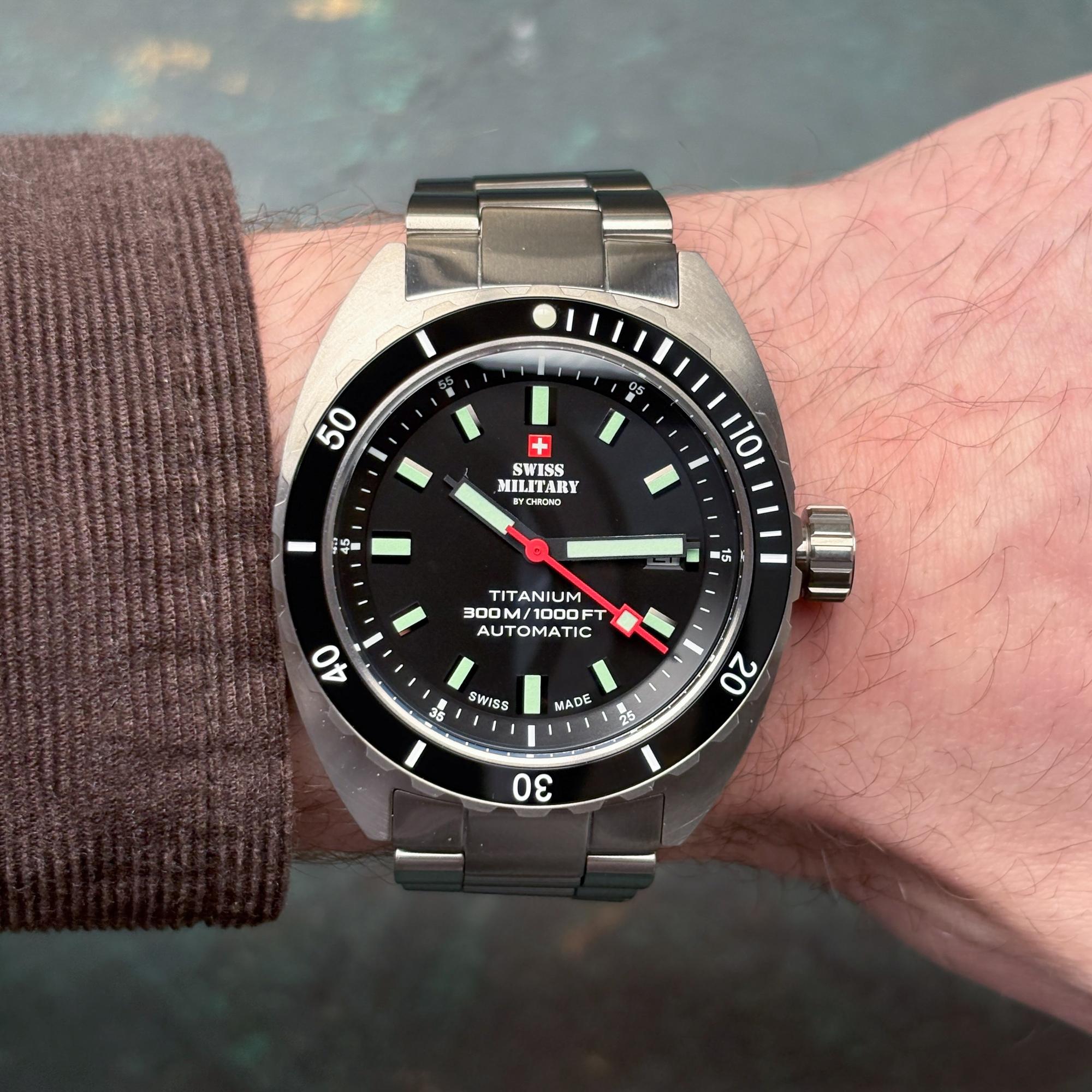 Swiss Military by Chrono SMA3410001 zegarek męski klasyczny Męskie bransoleta - miniatura 10