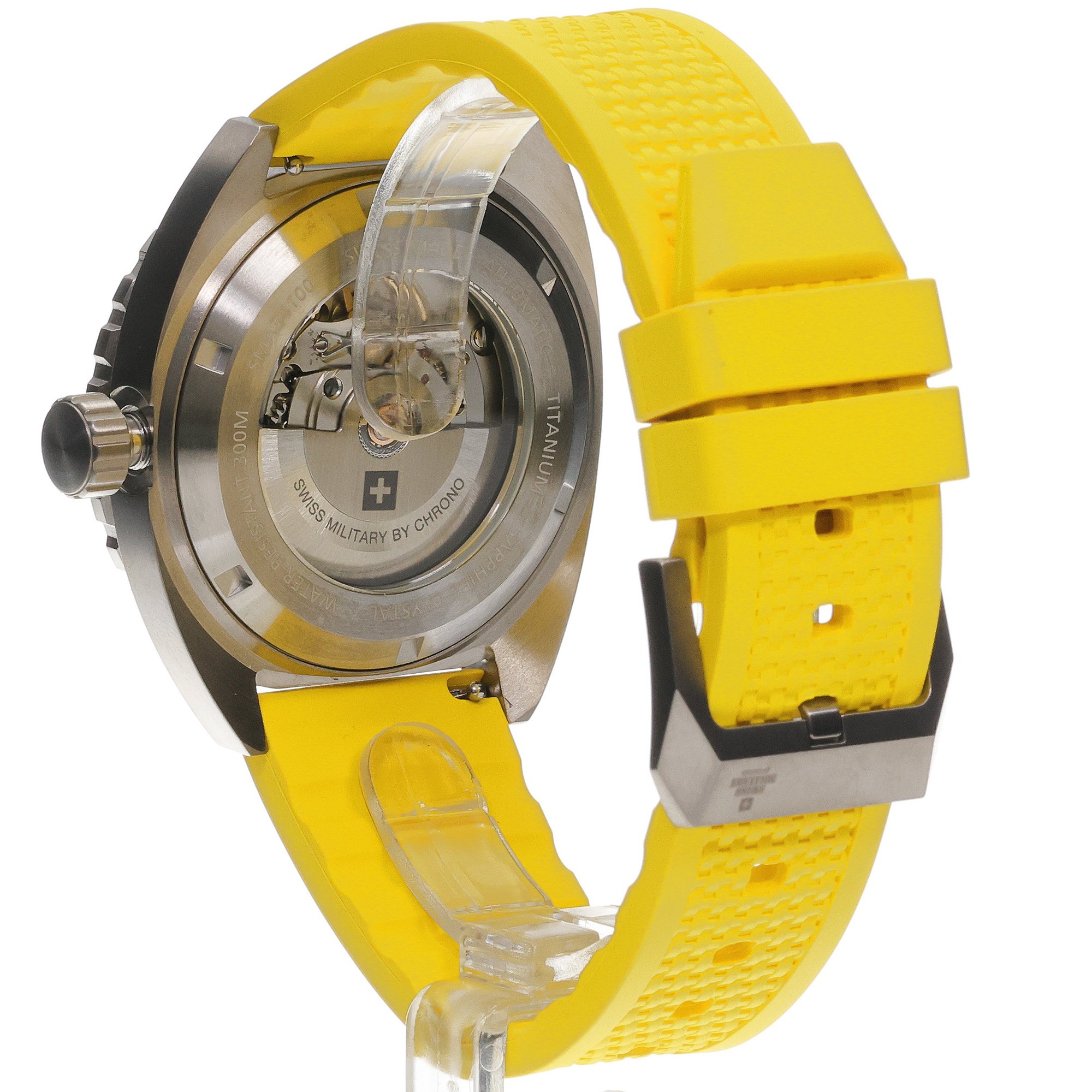Swiss Military by Chrono SMA3410011 Męskie Swiss Military Titanium 300m Lightweight Outdoor zegarek męski klasyczny szafirowe - miniatura 4