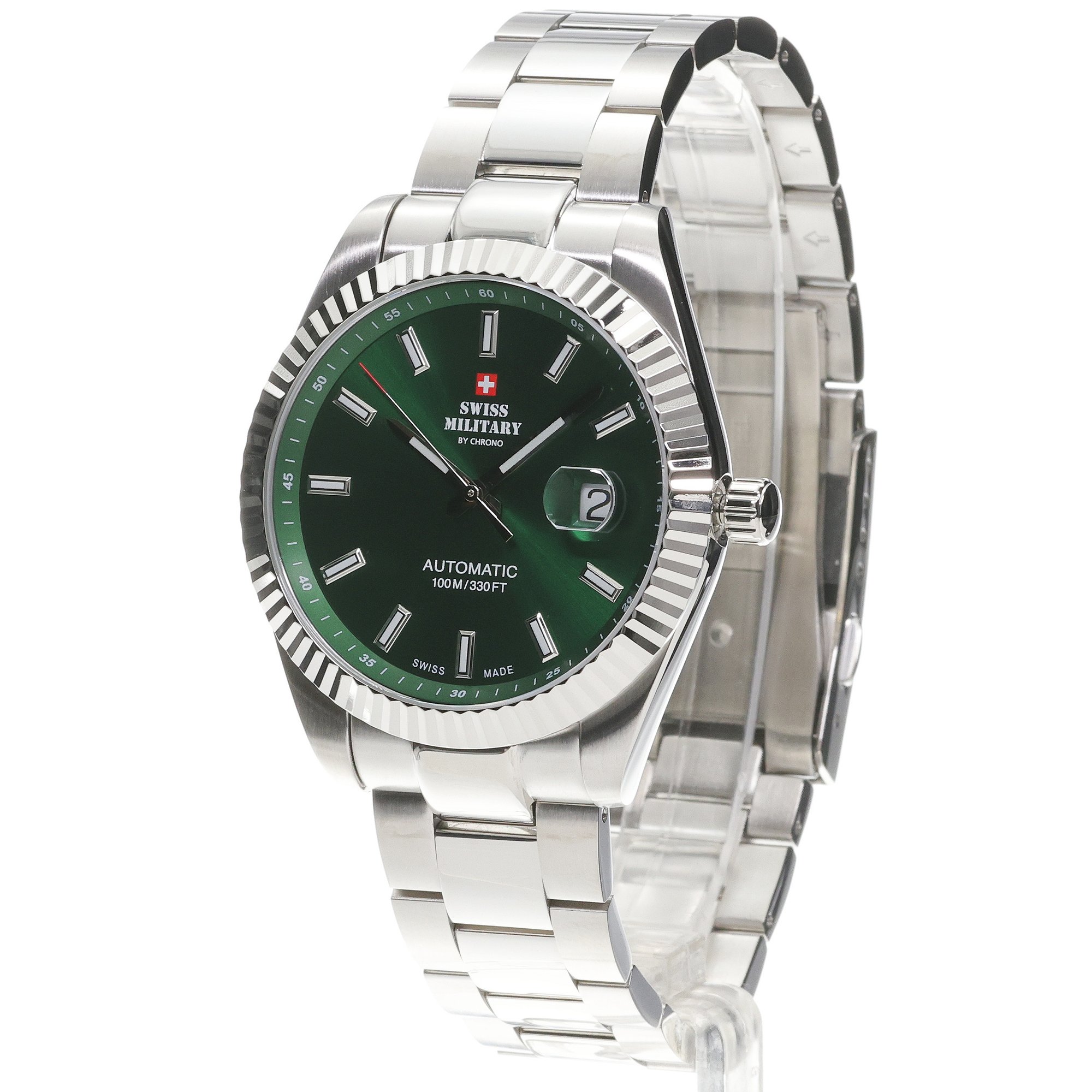 Swiss Military by Chrono SMA3411004 Swiss Military Classic Automatic Steel zegarek klasyczny Męskie - miniatura 2